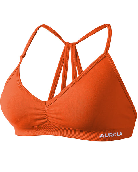 AUROLA 3 Piece Pack Set Mercury Workout Minimal Sports Bras,Pack