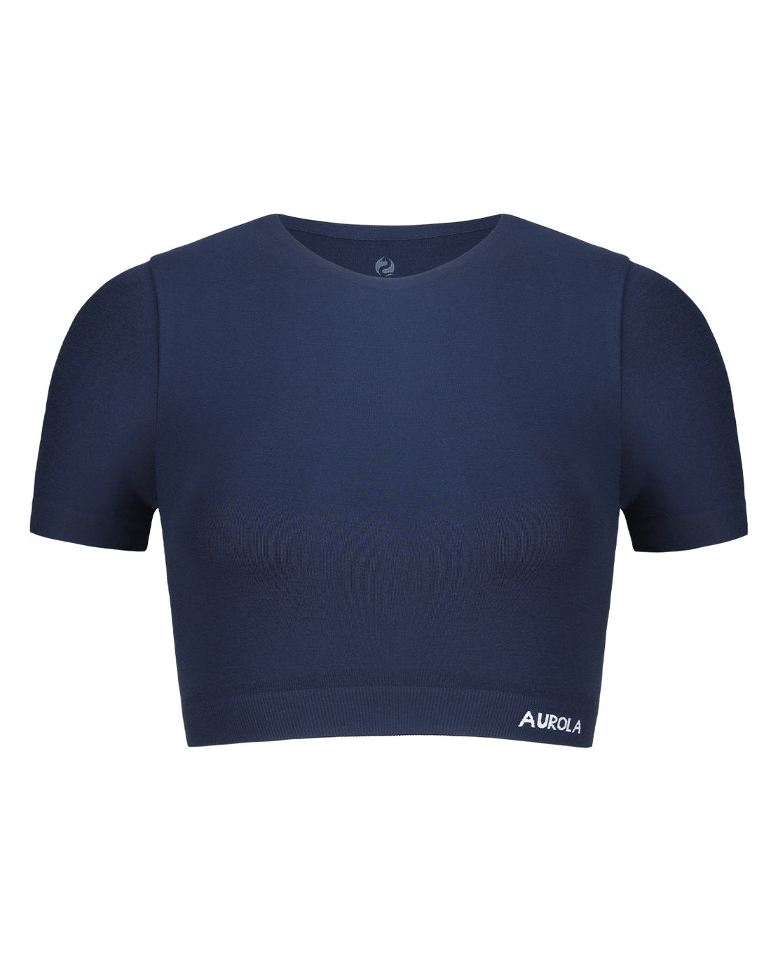 AUROLA Essentials Seamless Short Sleeve Crop Top