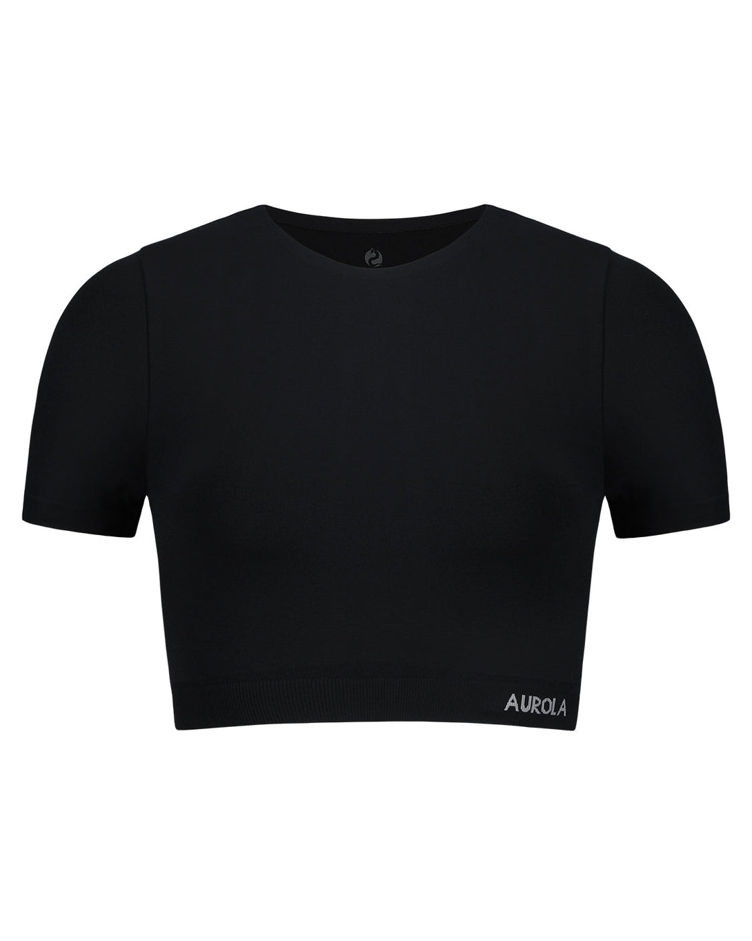 AUROLA Essentials Seamless Short Sleeve Crop Top