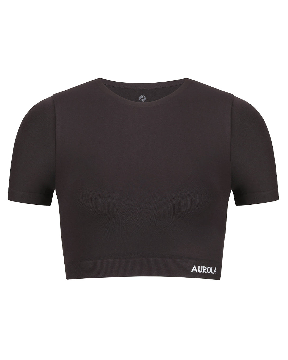 AUROLA Essentials Seamless Short Sleeve Crop Top