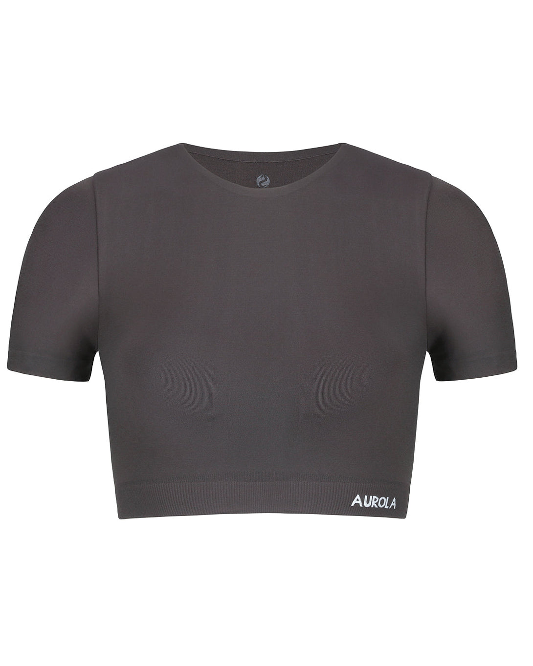 AUROLA Essentials Seamless Short Sleeve Crop Top