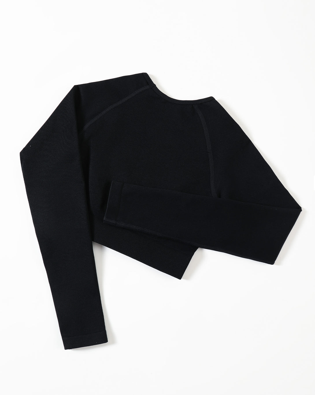 AUROLA Serpent Snake Seamless Long Sleeve Crop Top Gym
