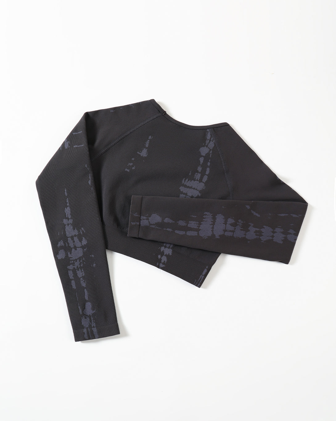 AUROLA Serpent Snake Seamless Long Sleeve Crop Top Gym