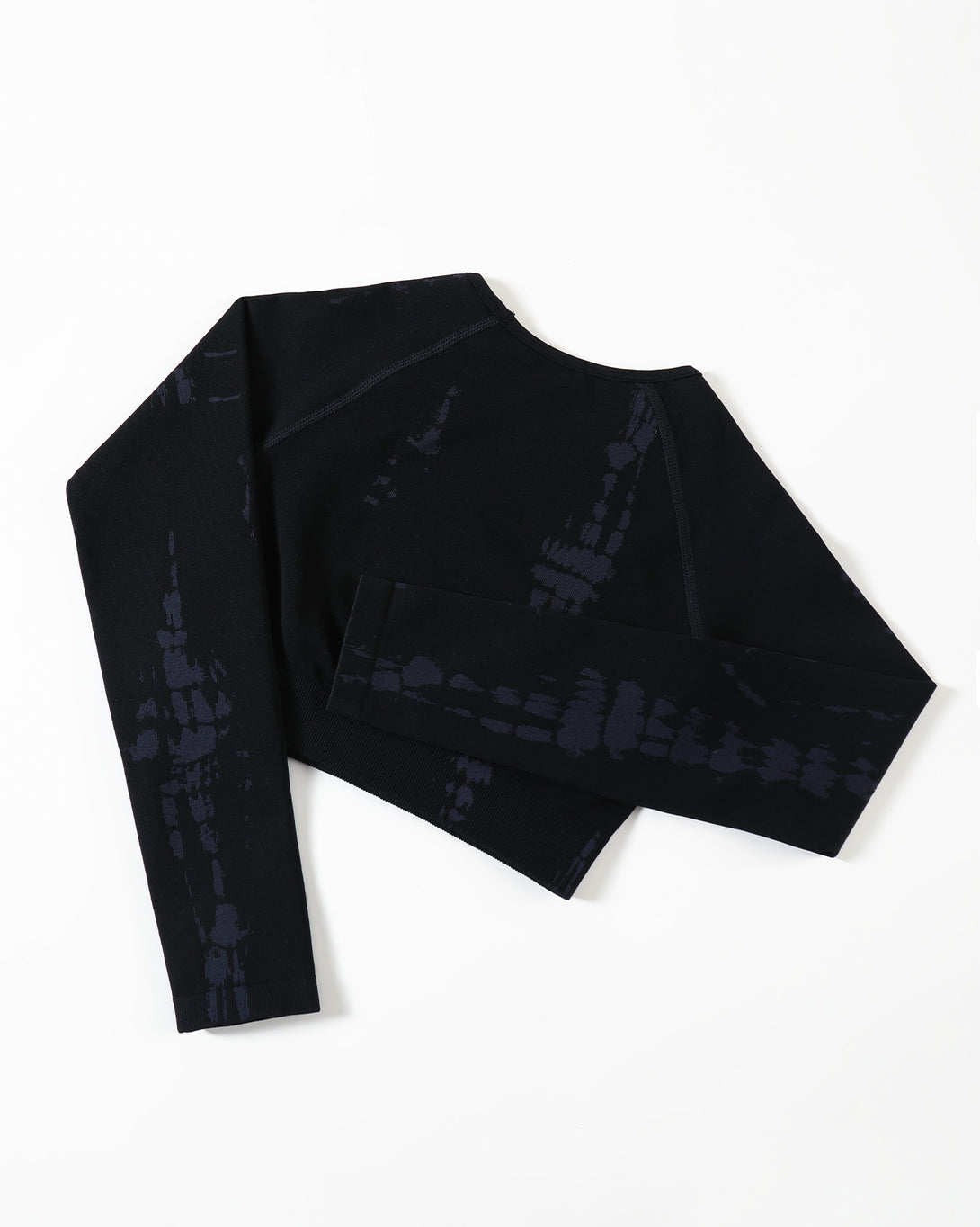 AUROLA Serpent Snake Seamless Long Sleeve Crop Top Gym