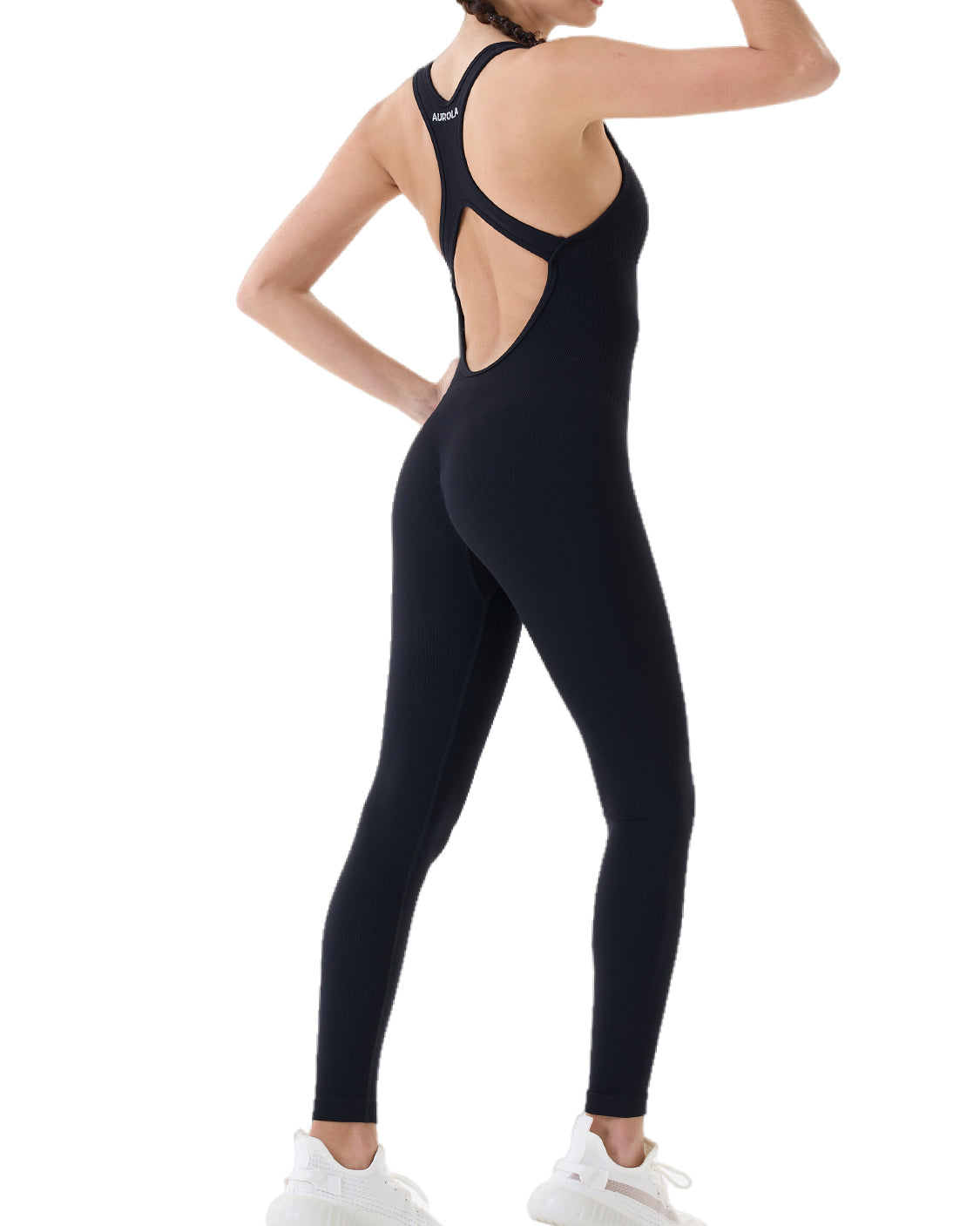 AUROLA Power Romper for Women Workout Yoga Gym Seamless One Piece Racerback  Jumpsuit Tummy Control Padded Sports Bra, Forest Green, XS : :  Fashion