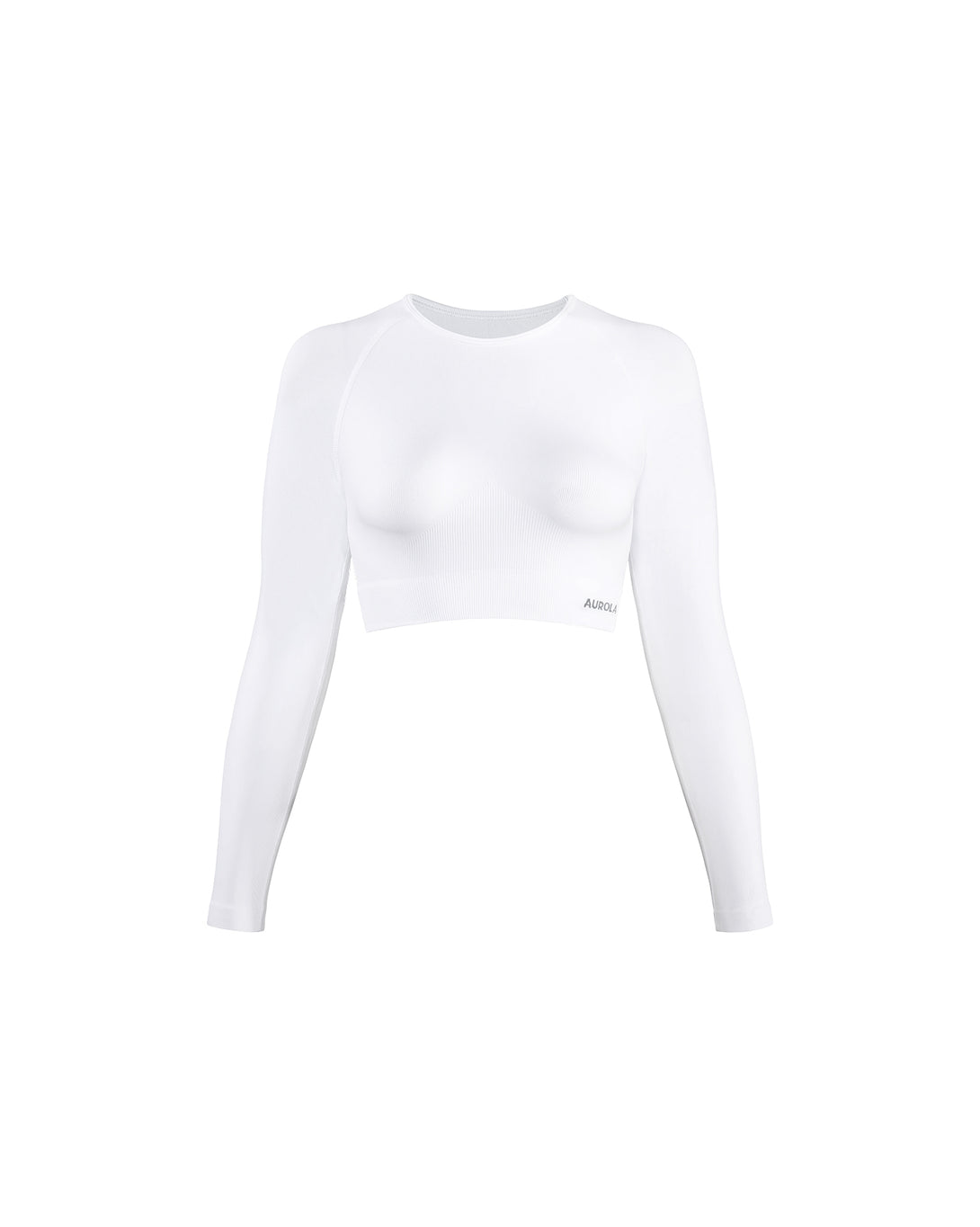 AUROLA Serpent Snake Seamless Long Sleeve Crop Top Gym