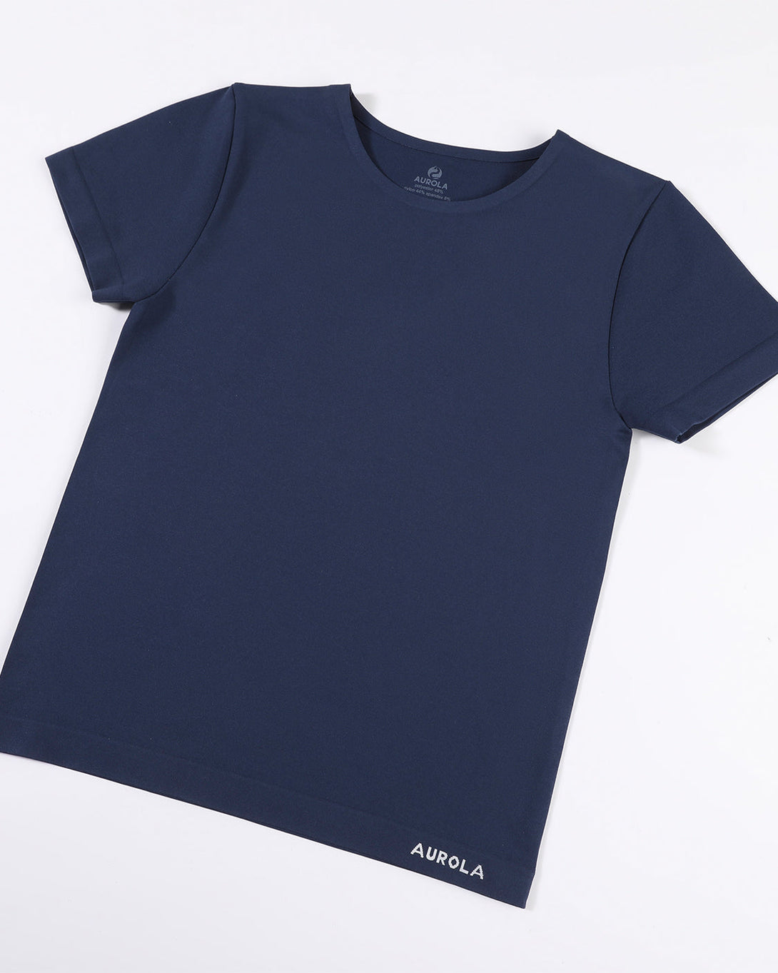 AUROLA Women Essentials Seamless Short Sleeve Fitted Tshirt