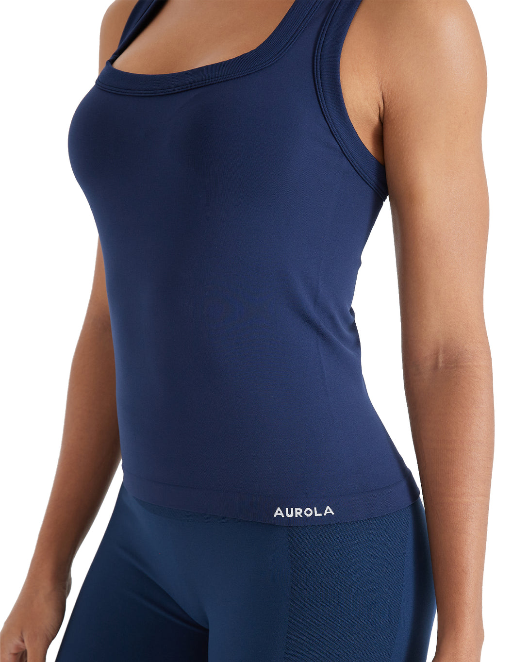 AUROLA Essentials Seamless Sleeveless Raceback Tank