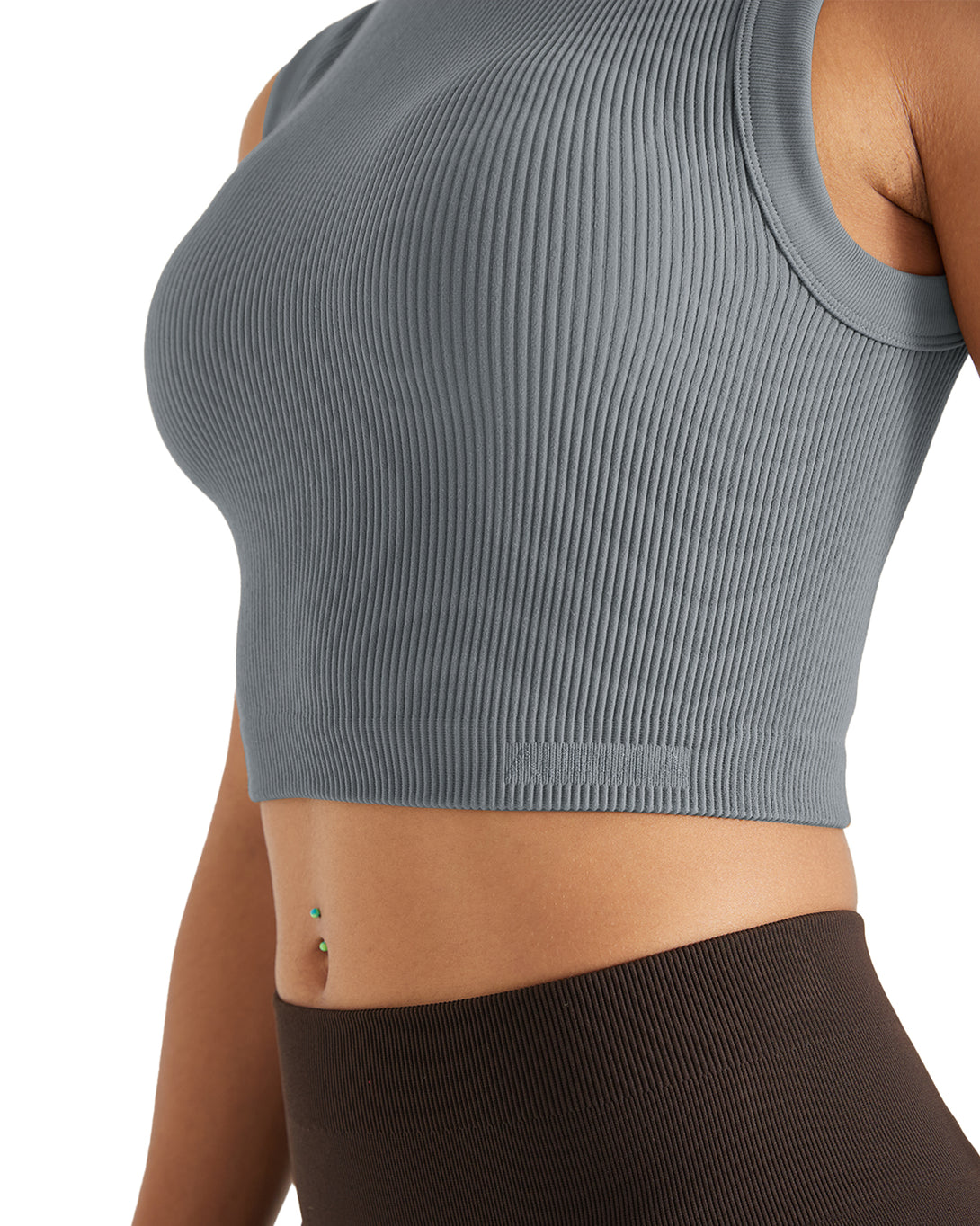 AUROLA Essentials Rib Seamless Sleeveless Tank