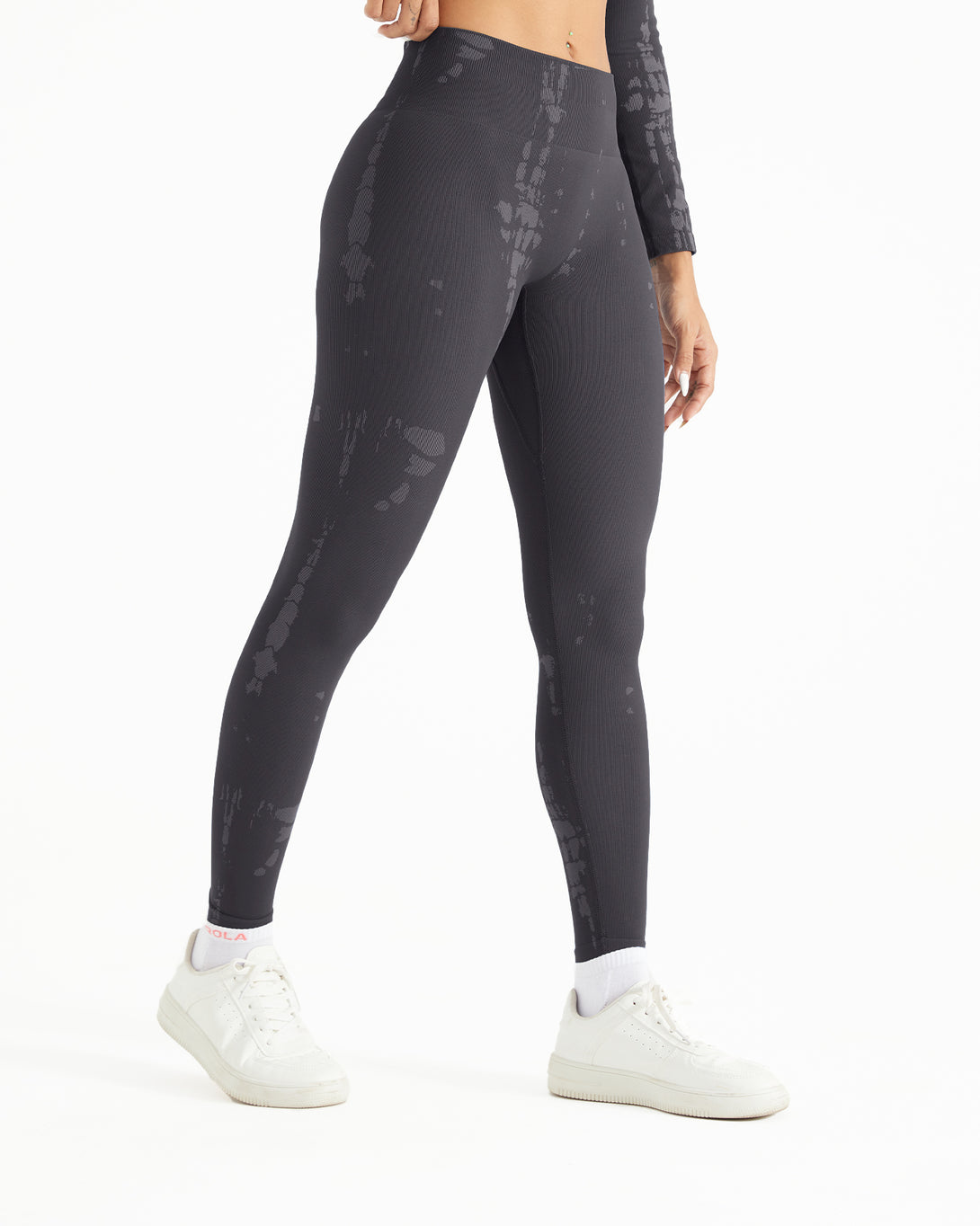 AUROLA Serpentine Leggings for Women - Snake Print Workout Leggings with Screw Elastic 4-Way Stretch