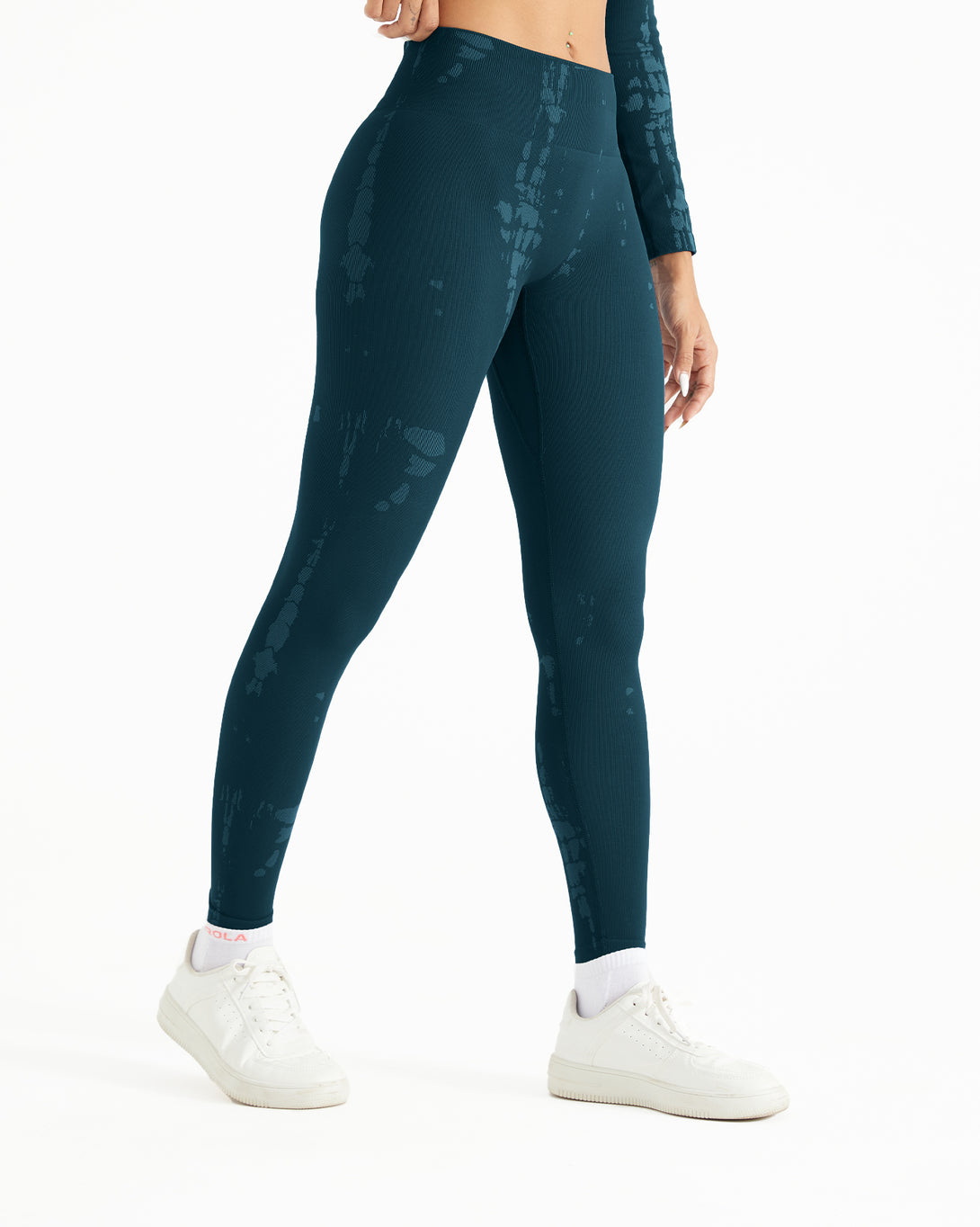 AUROLA Serpentine Leggings for Women - Snake Print Workout Leggings with Screw Elastic 4-Way Stretch