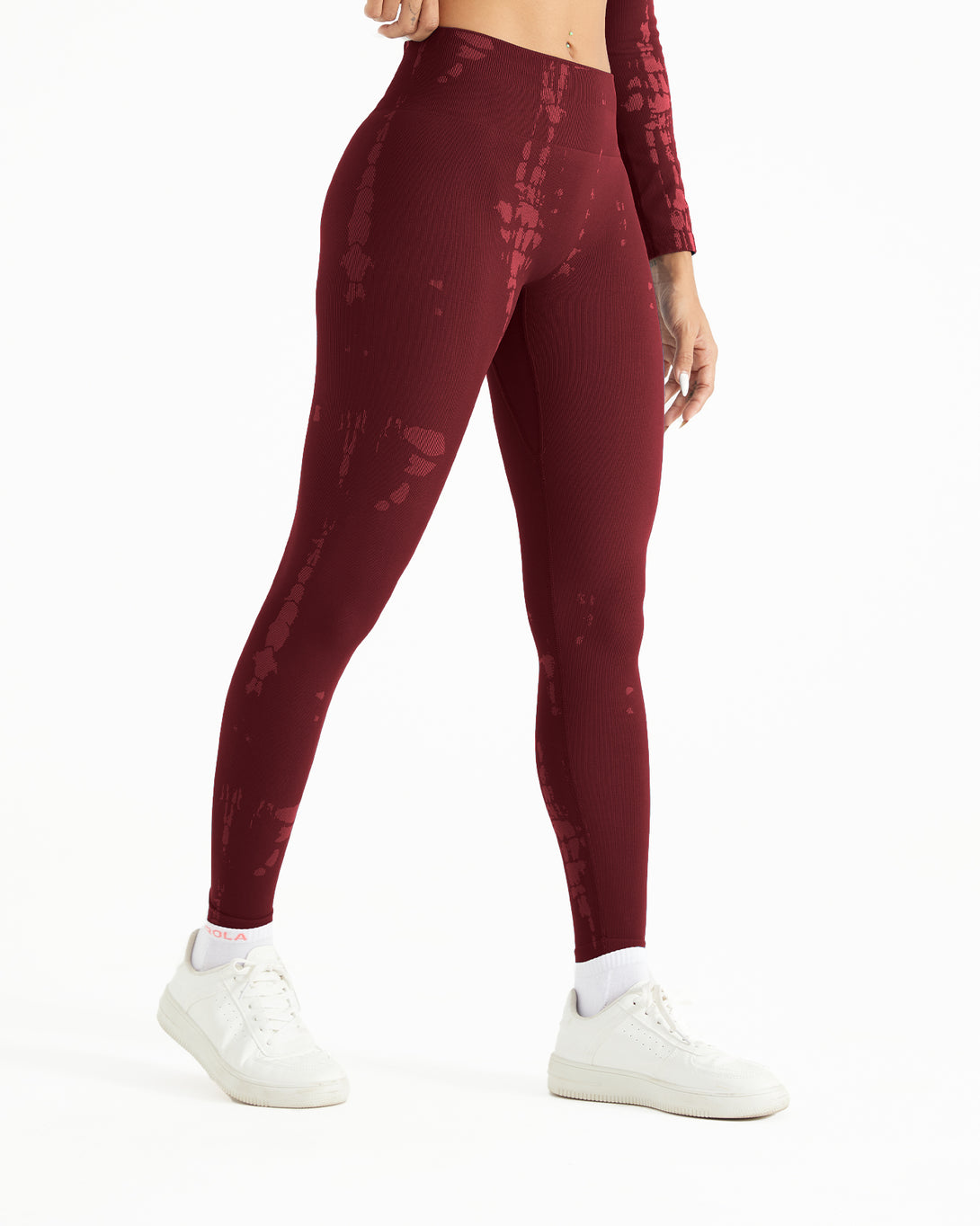 AUROLA Serpentine Leggings for Women - Snake Print Workout Leggings with Screw Elastic 4-Way Stretch