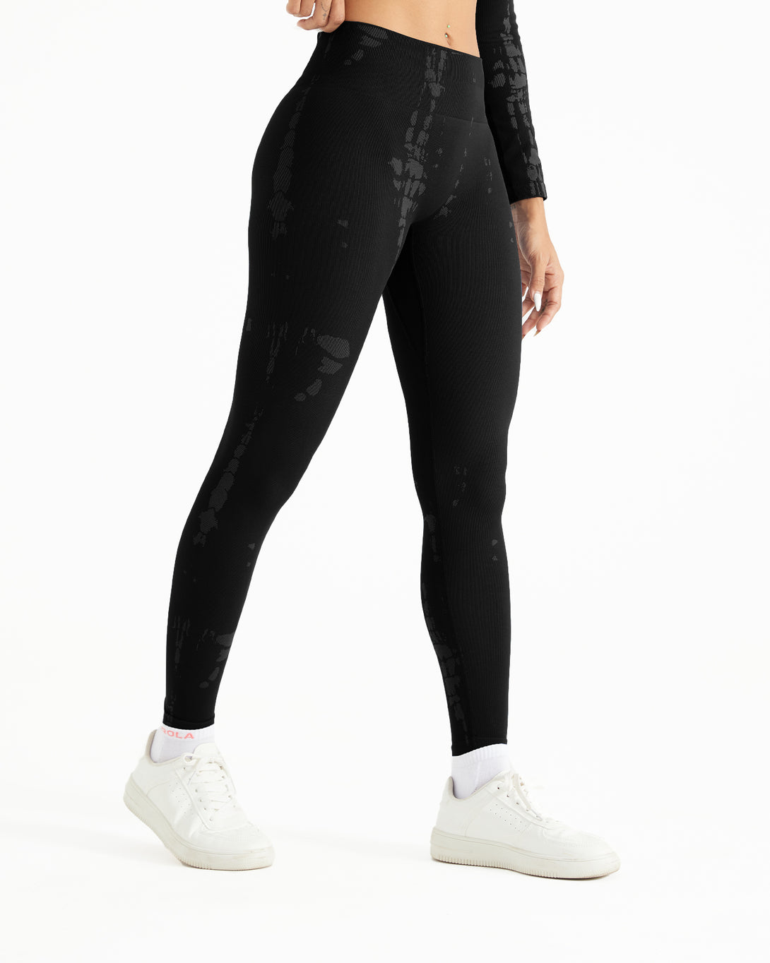 AUROLA Serpentine Leggings for Women - Snake Print Workout Leggings with Screw Elastic 4-Way Stretch