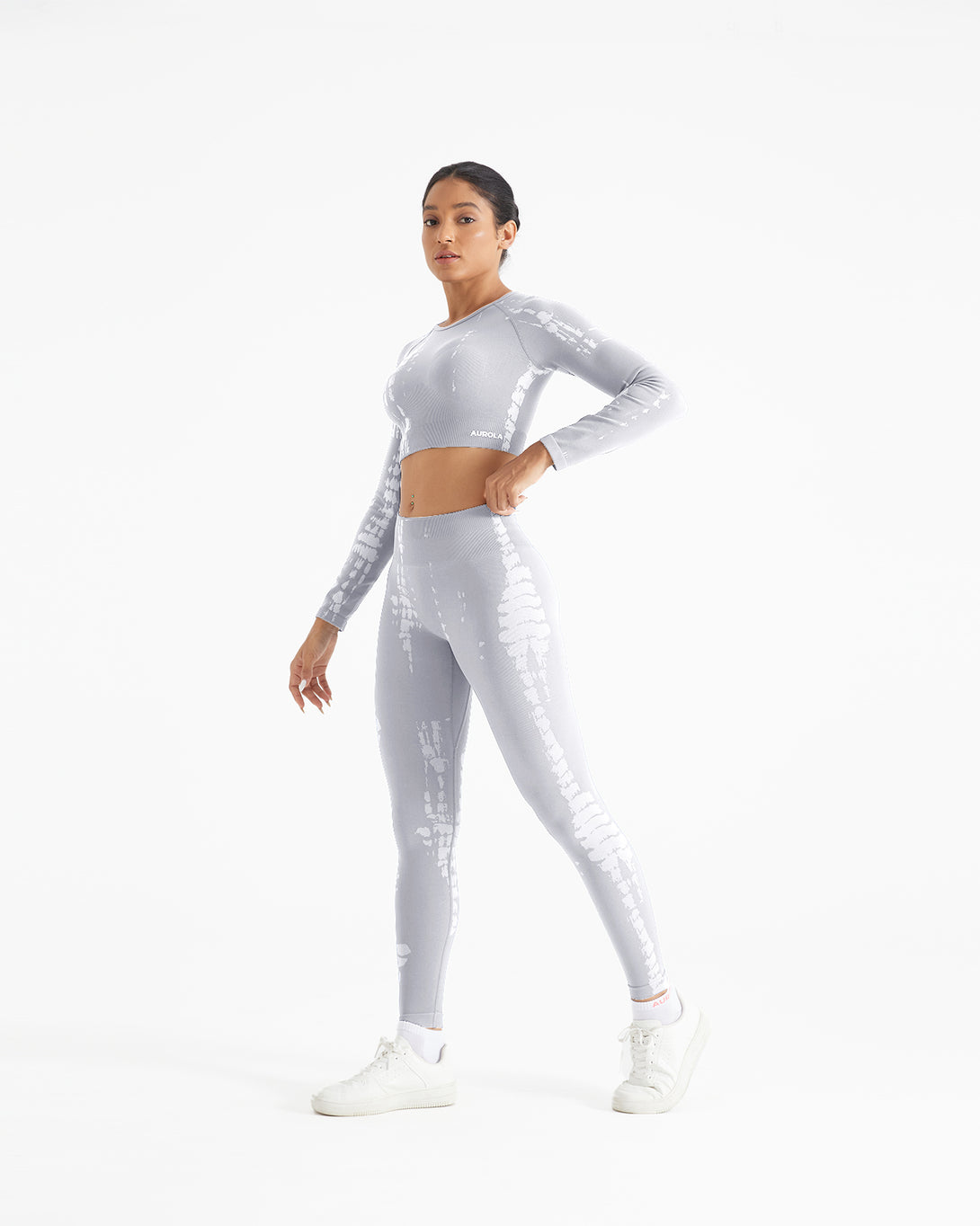 AUROLA Serpentine Leggings for Women - Snake Print Workout Leggings with Screw Elastic 4-Way Stretch