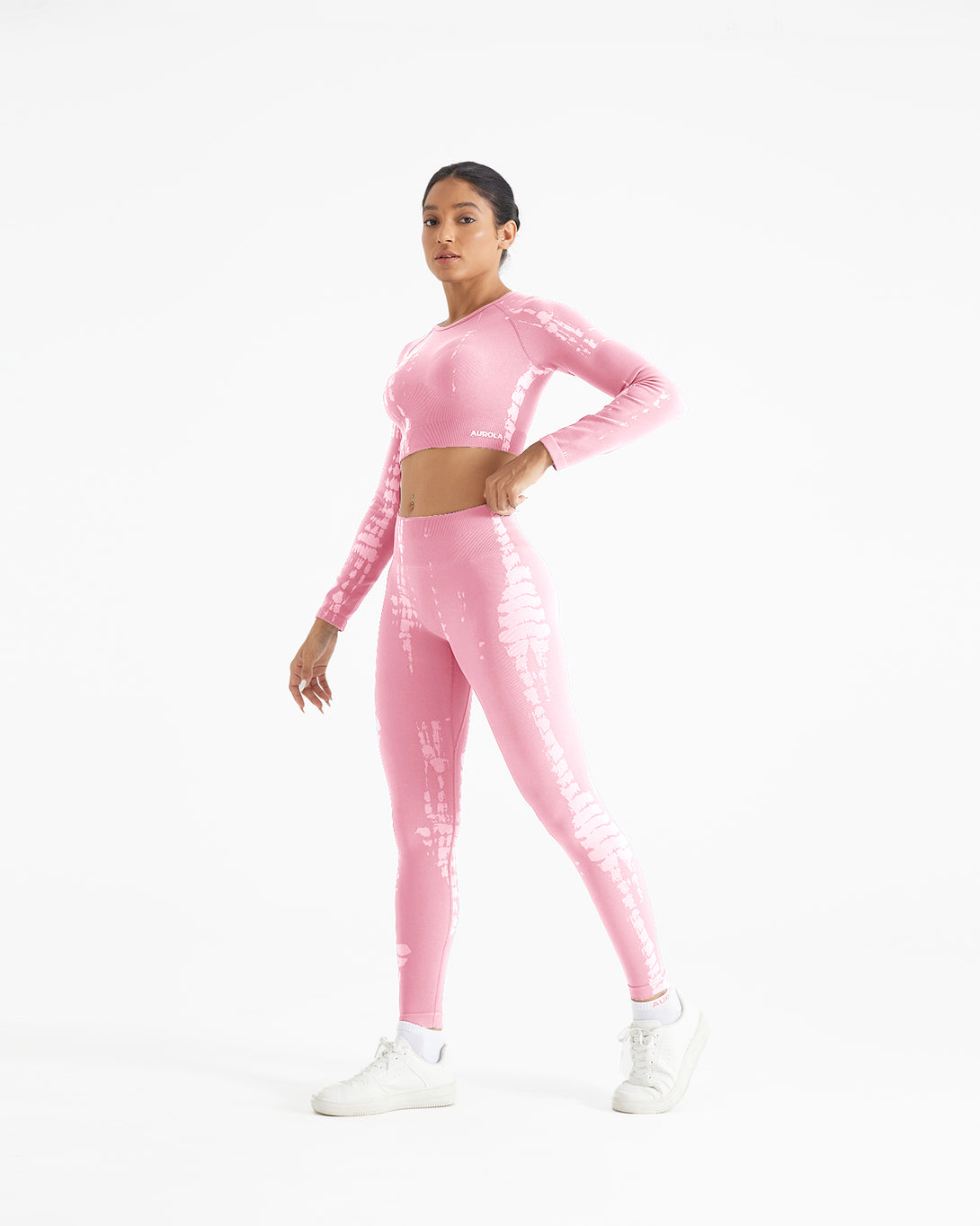 AUROLA Serpentine Leggings for Women - Snake Print Workout Leggings with Screw Elastic 4-Way Stretch