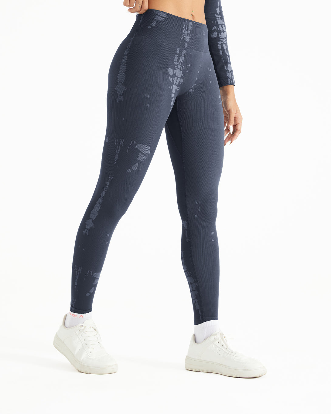 AUROLA Serpentine Leggings for Women - Snake Print Workout Leggings with Screw Elastic 4-Way Stretch