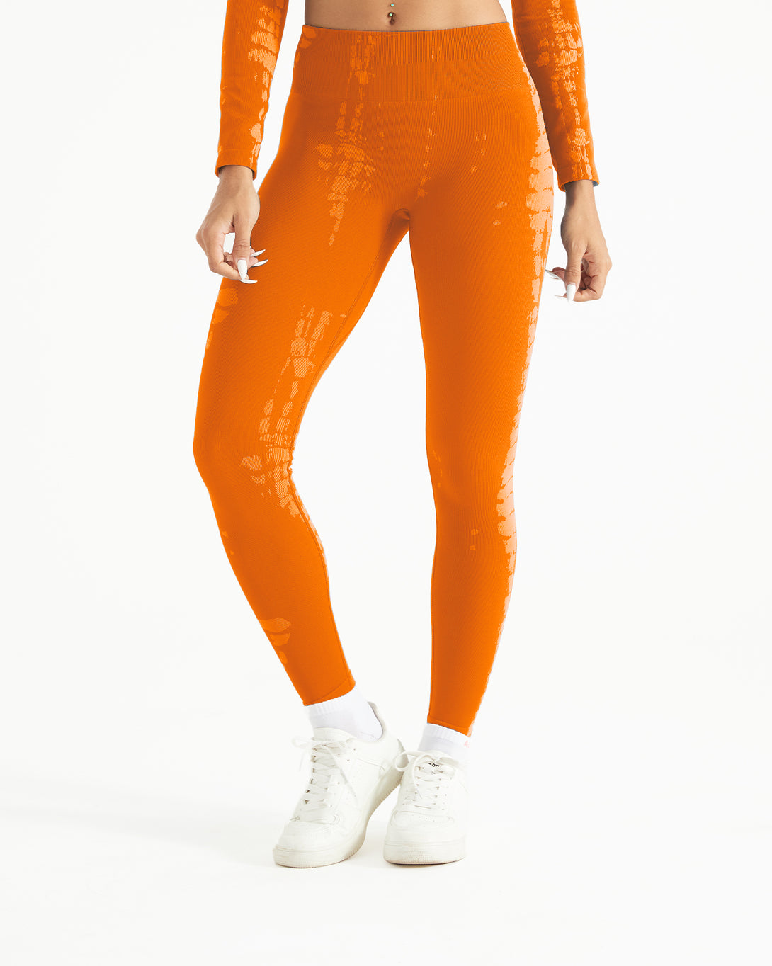 AUROLA Serpentine Leggings for Women - Snake Print Workout Leggings with Screw Elastic 4-Way Stretch