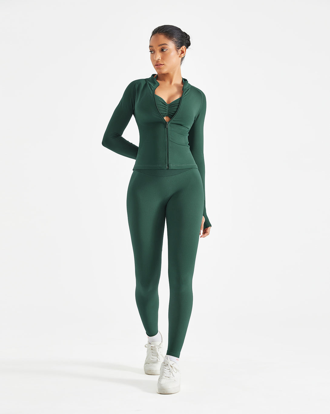 AUROLA Influence Workout Jacket for Women-Full Zip