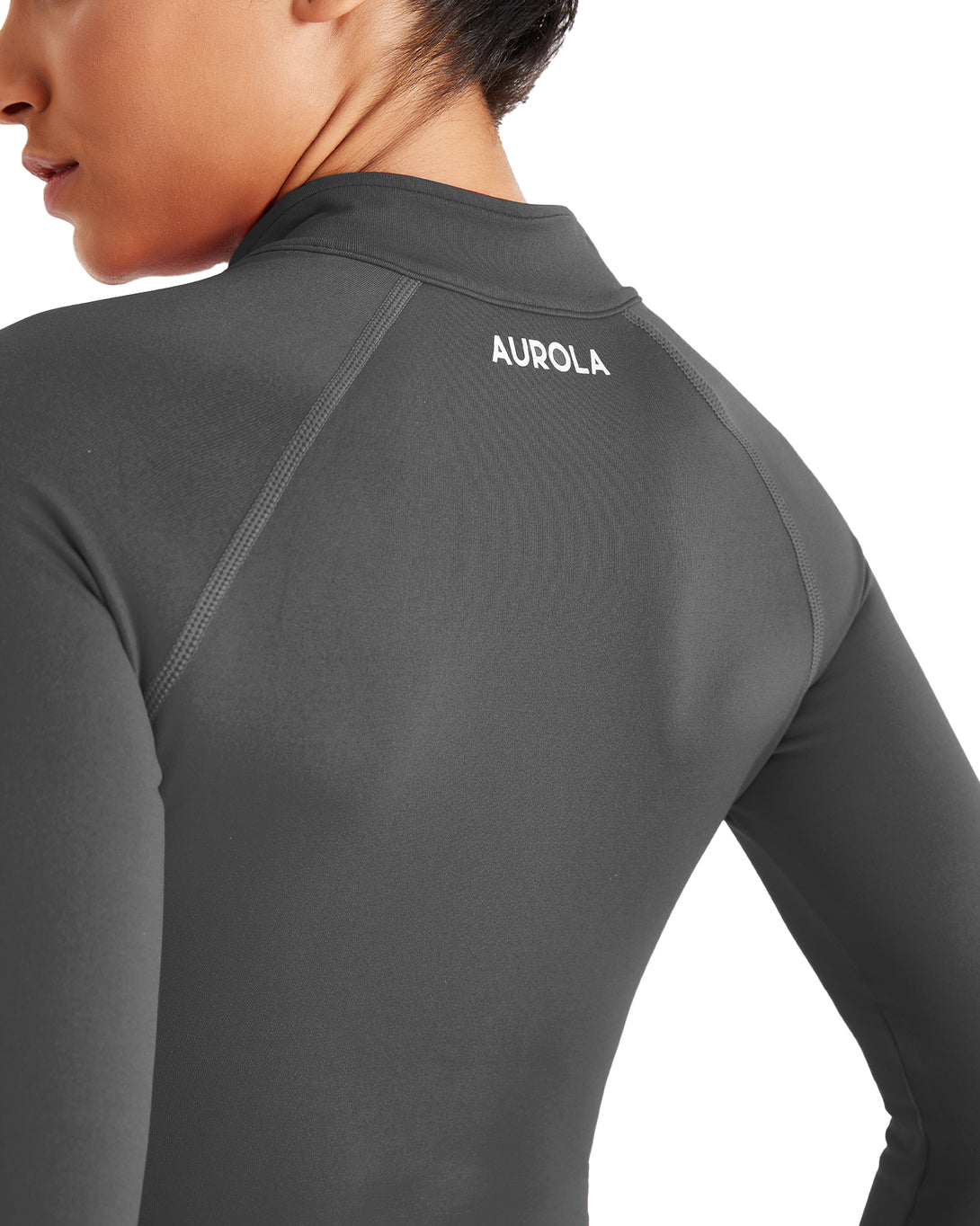 AUROLA Influence Workout Jacket for Women-Half Zip Fitness Clothes