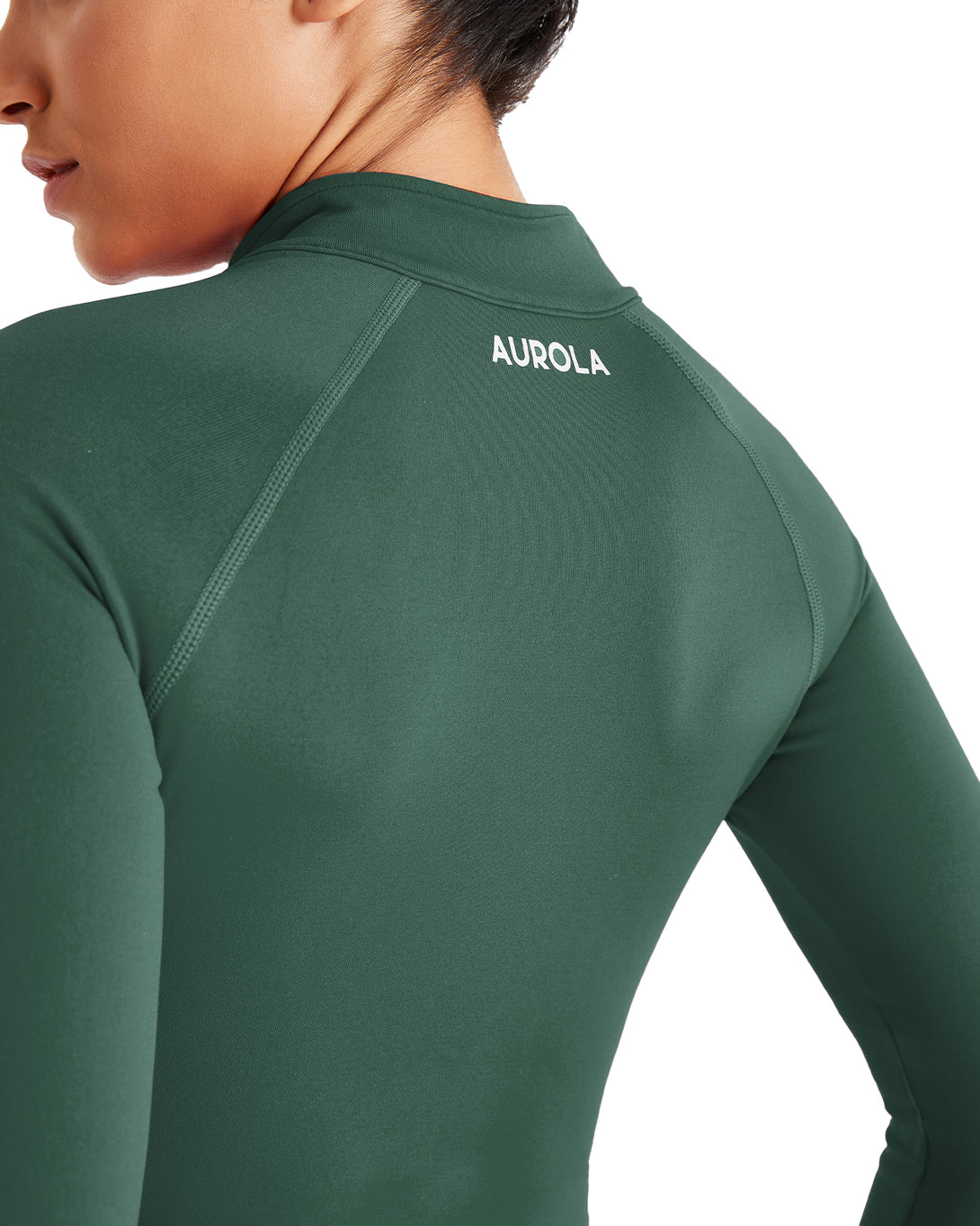 AUROLA Influence Workout Jacket for Women-Half Zip Fitness Clothes