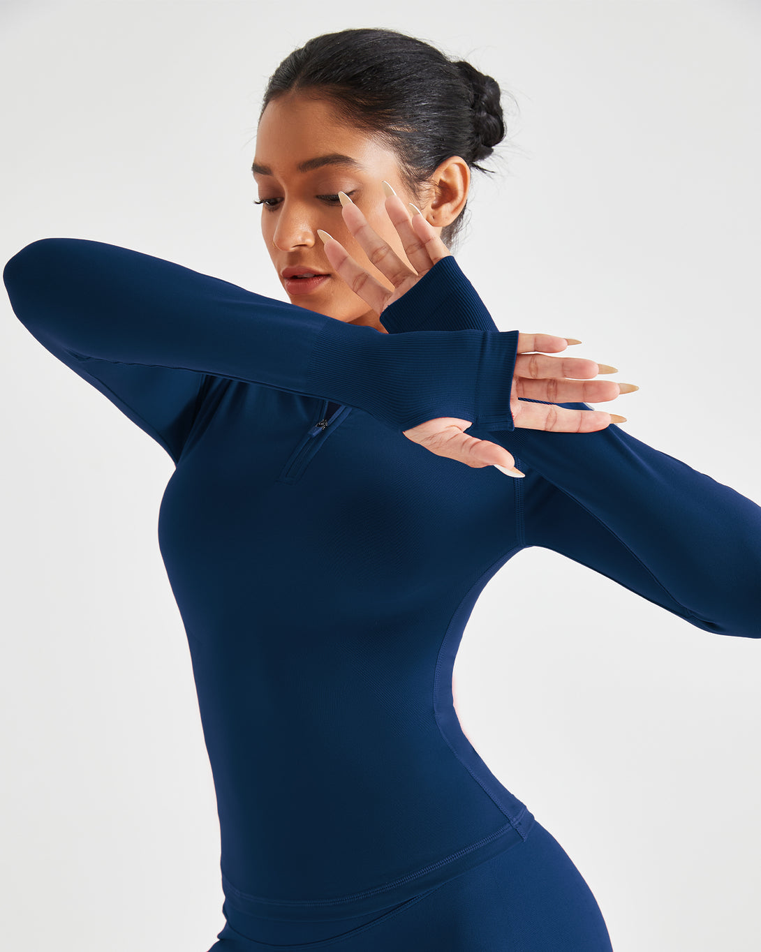 AUROLA Influence Workout Jacket for Women-Half Zip Fitness Clothes