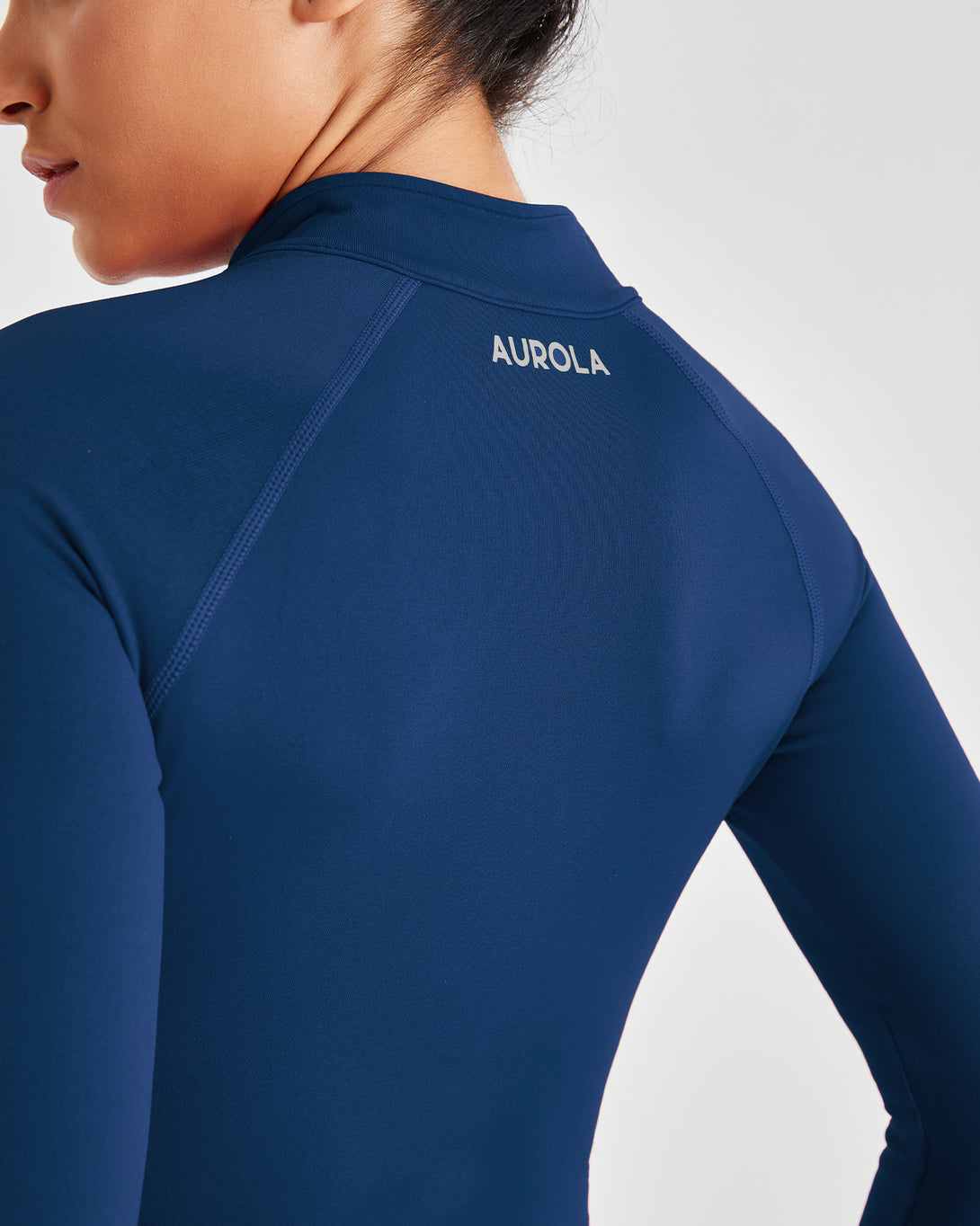 AUROLA Influence Workout Jacket for Women-Half Zip Fitness Clothes