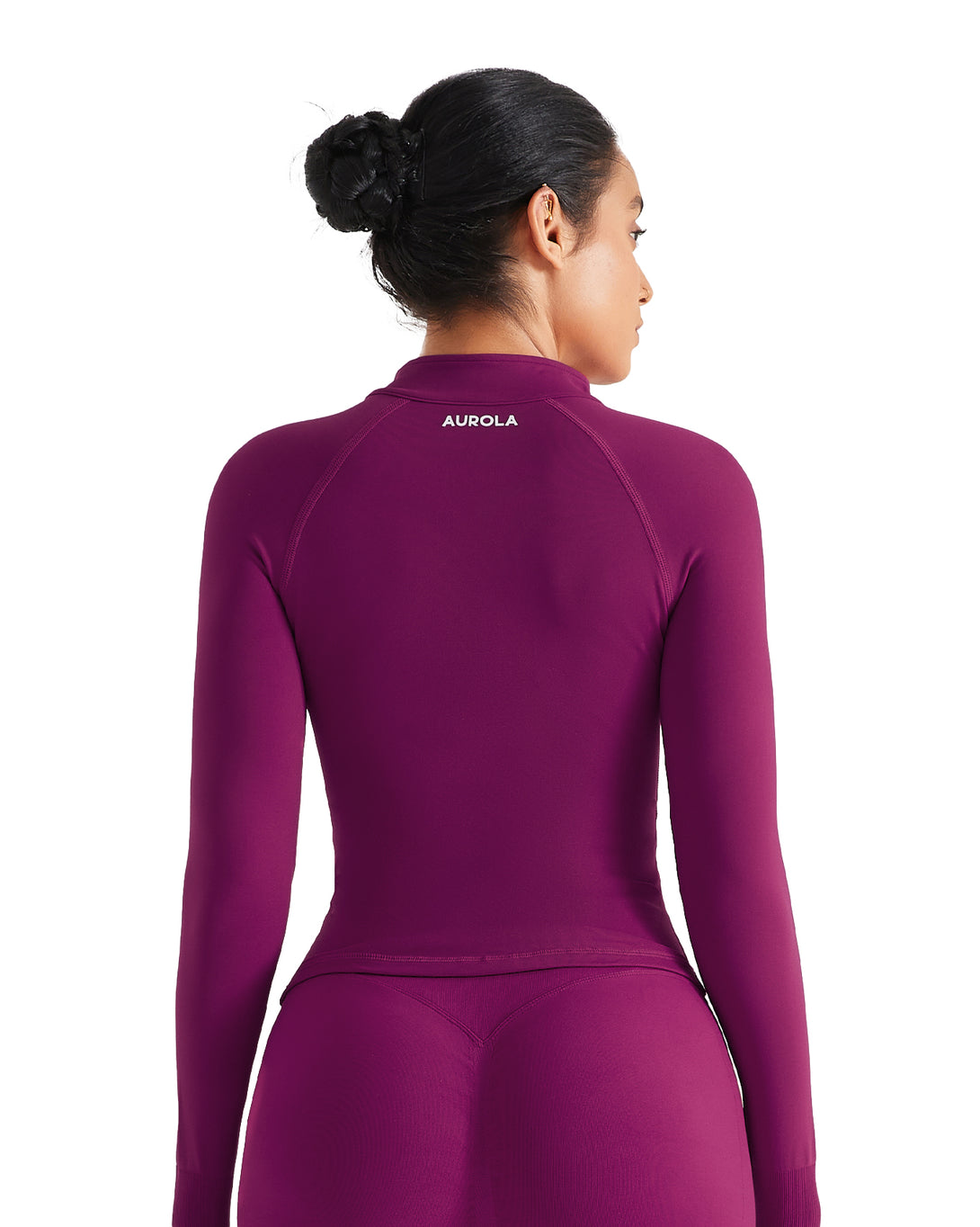 AUROLA Influence Workout Jacket for Women-Half Zip Fitness Clothes