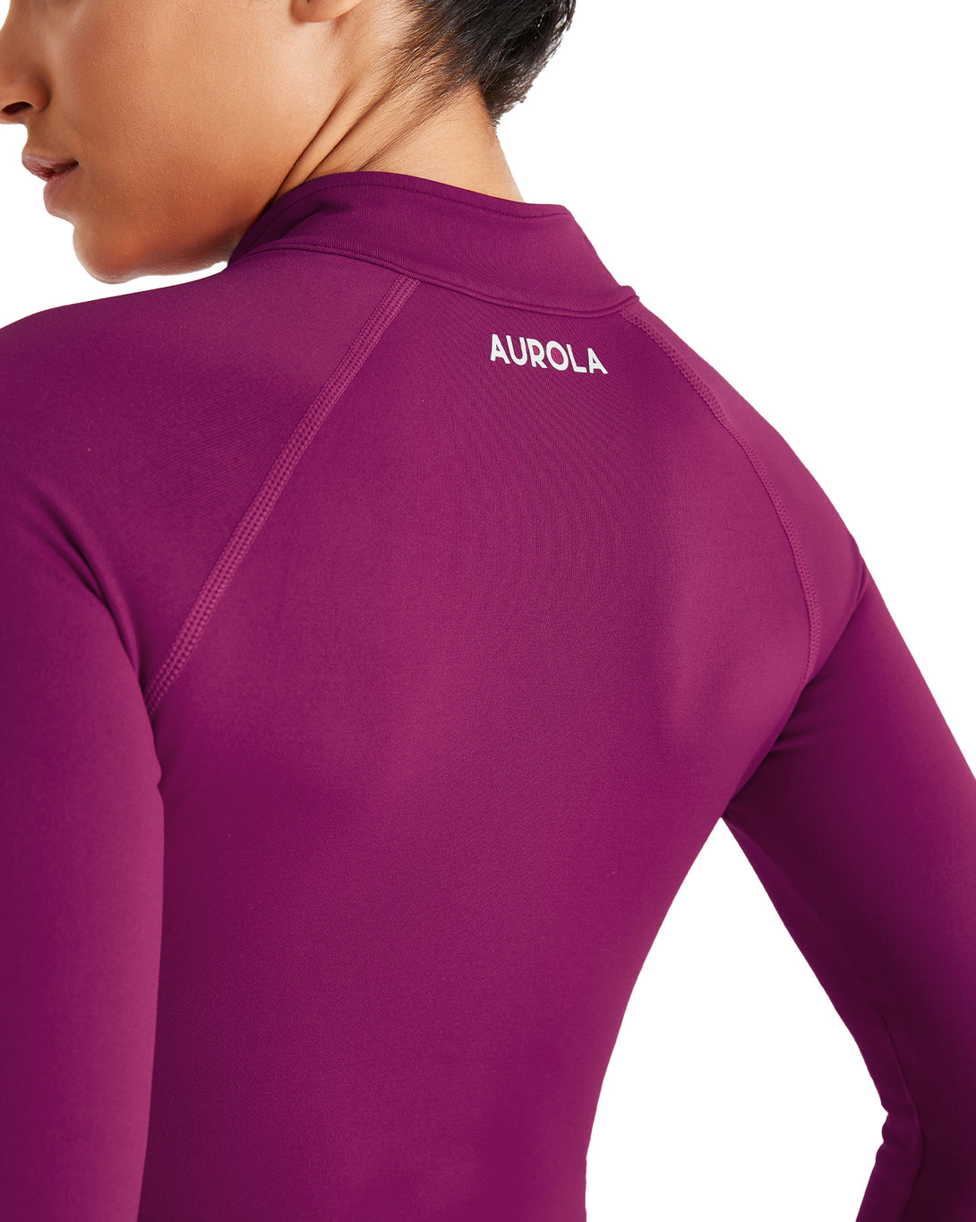 AUROLA Influence Workout Jacket for Women-Half Zip Fitness Clothes