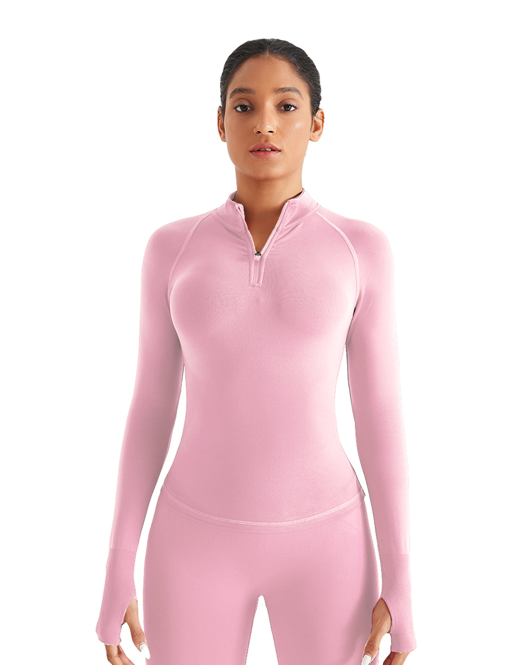 AUROLA Influence Workout Jacket for Women-Half Zip Fitness Clothes