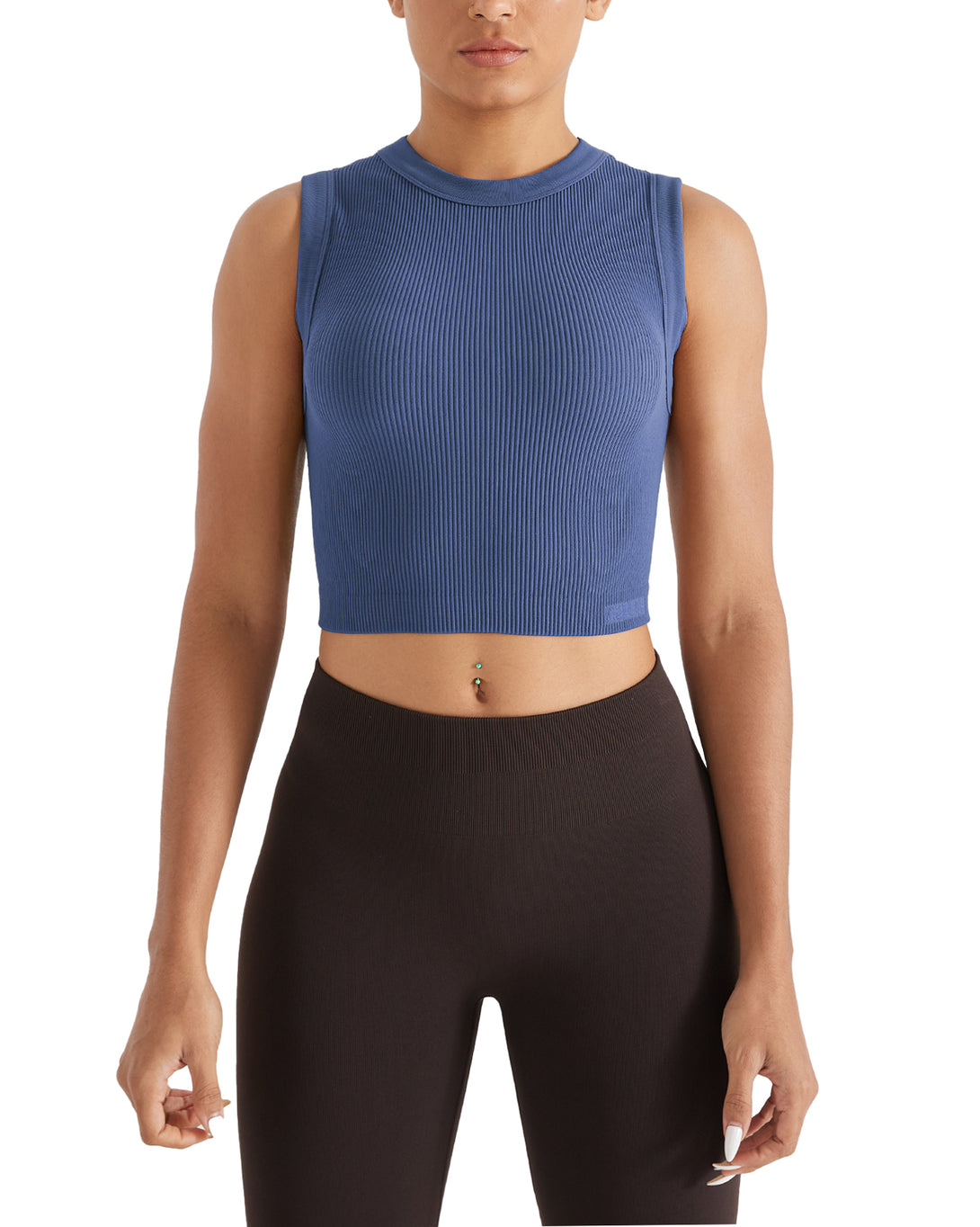 AUROLA Essentials Rib Seamless Sleeveless Tank