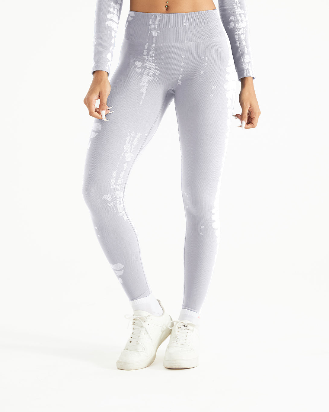 AUROLA Serpentine Leggings for Women - Snake Print Workout Leggings with Screw Elastic 4-Way Stretch