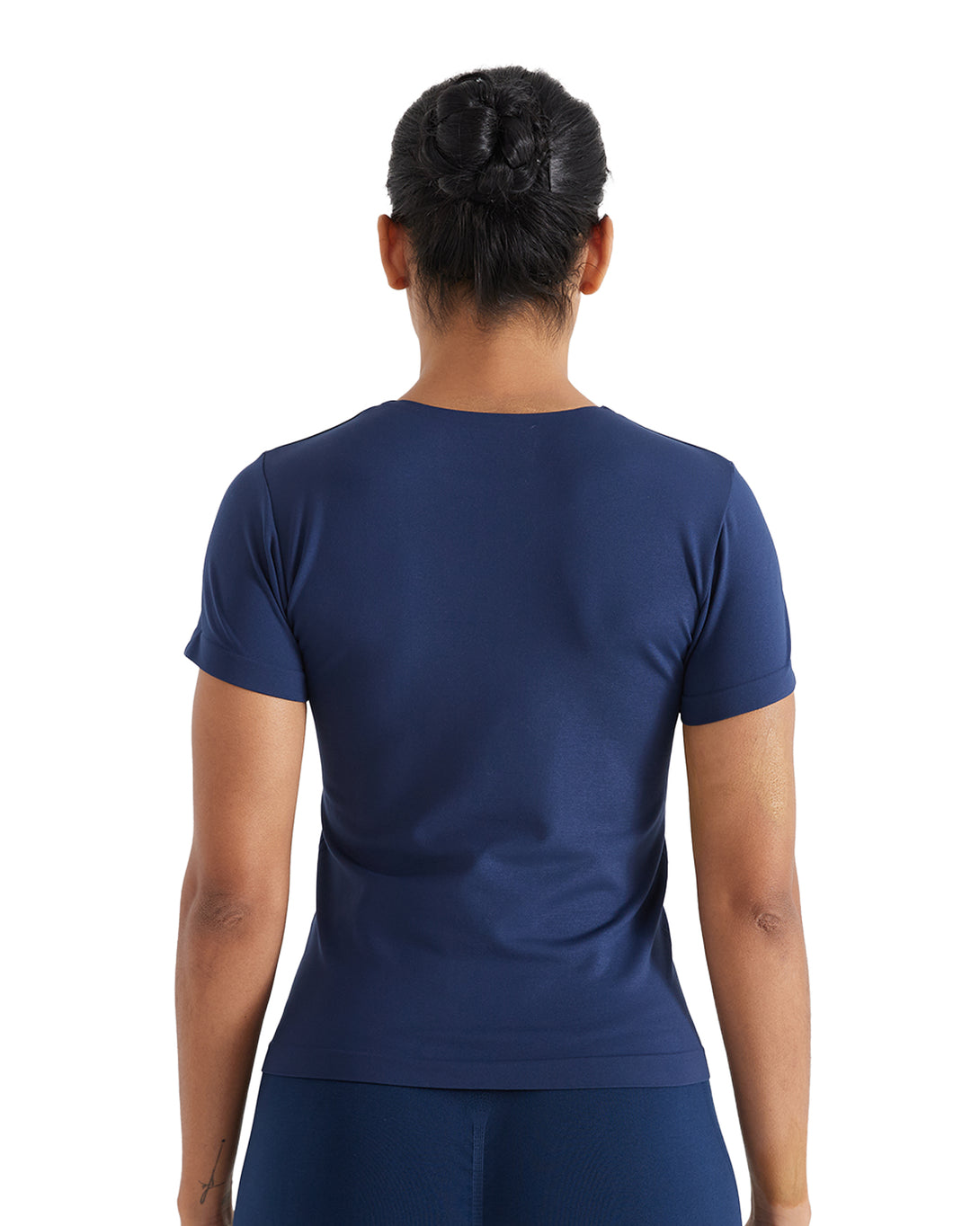 AUROLA Women Essentials Seamless Short Sleeve Fitted Tshirt