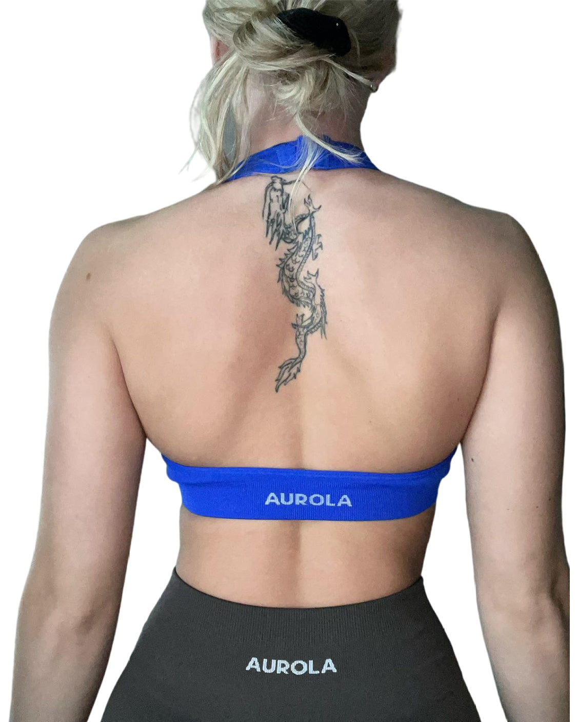 AUROLA Power Racerback Sport Bra for Women,Seamless Padded Active Workout  Gym Yoga Crop Tank Top (Blue Danube,XS) at  Women's Clothing store