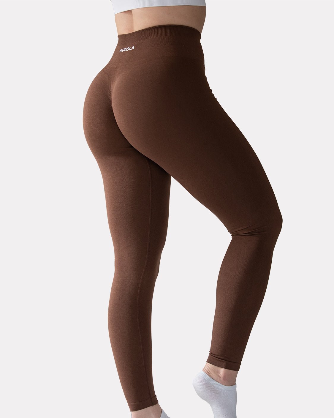 Aueoeo Workout Leggings for Women Seamless Scrunch Tights Hip