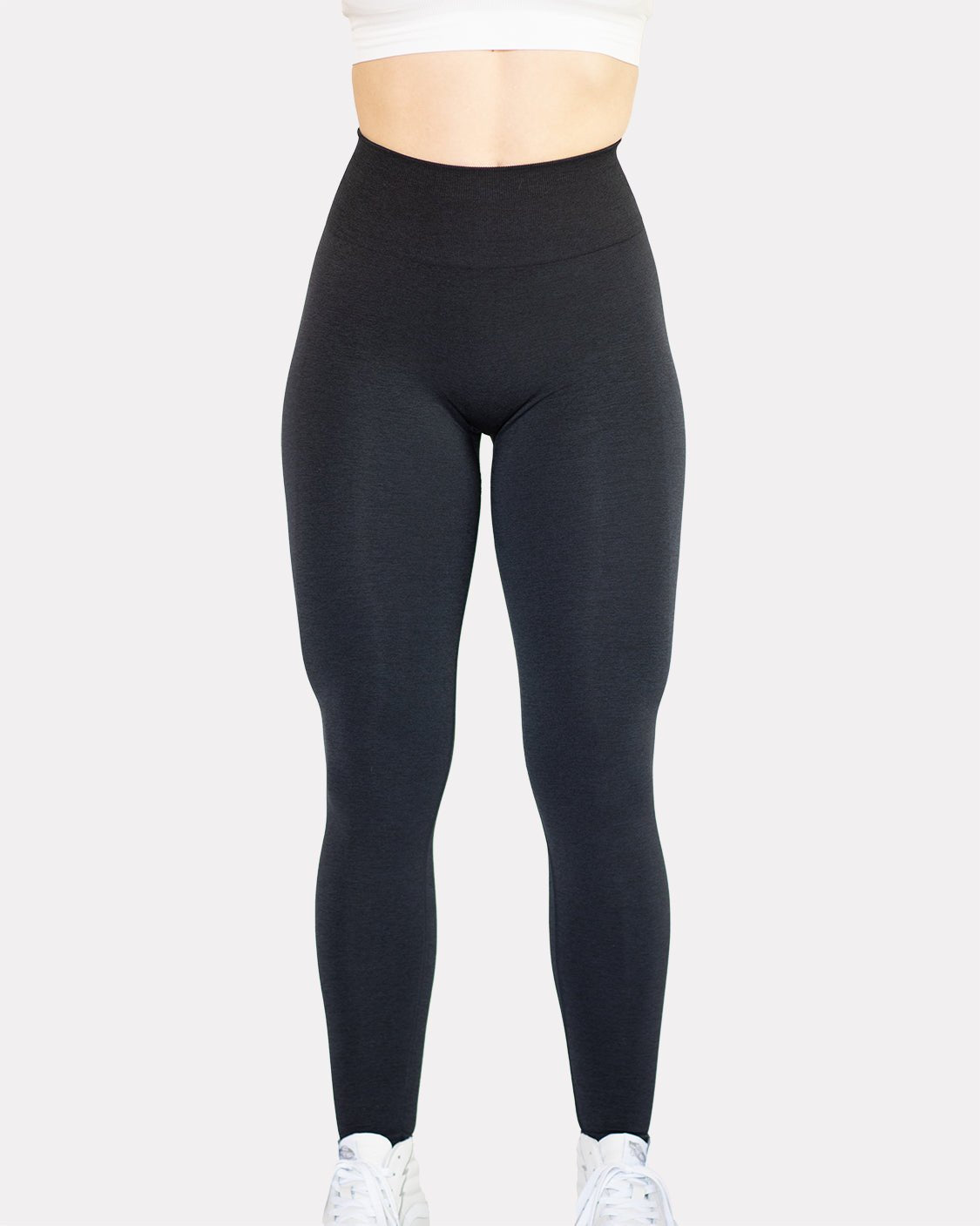 Classic Seamless Leggings | Black Marl